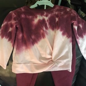 LOT of 9 out fits a bundle set baby girl clothes